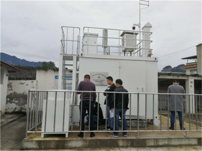 生態環境部西南核與輻射安全監督站、省生態環境廳對綿陽市國控點輻射環境自動監測站開展現場檢查